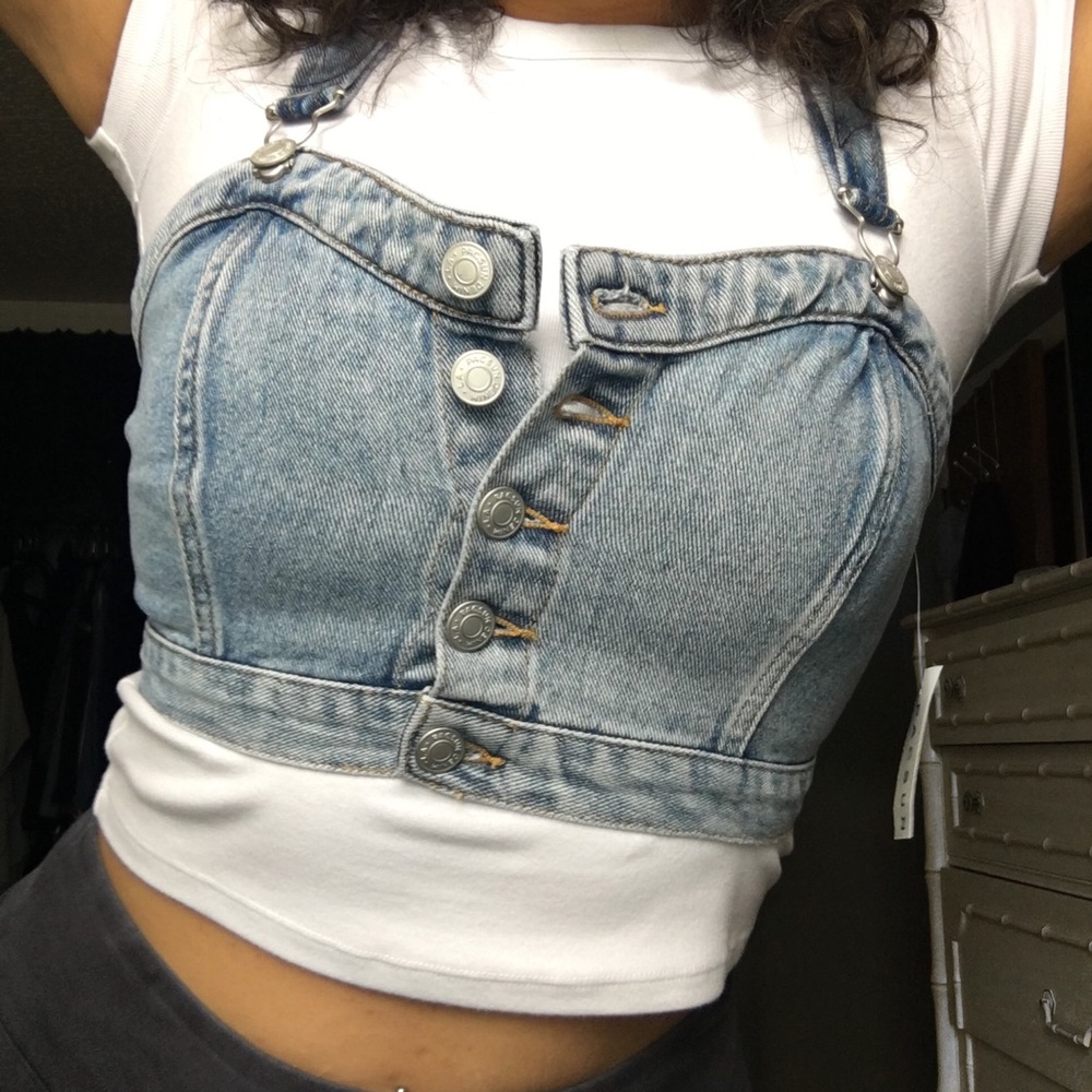 PACSUN | Denim Bralette Top